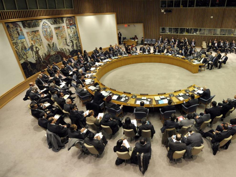 Imagen de archivo de una reunión en la ONU sobre la situación en Siria