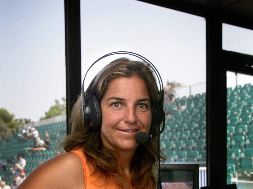 La extenista Arantxa Sánchez Vicario