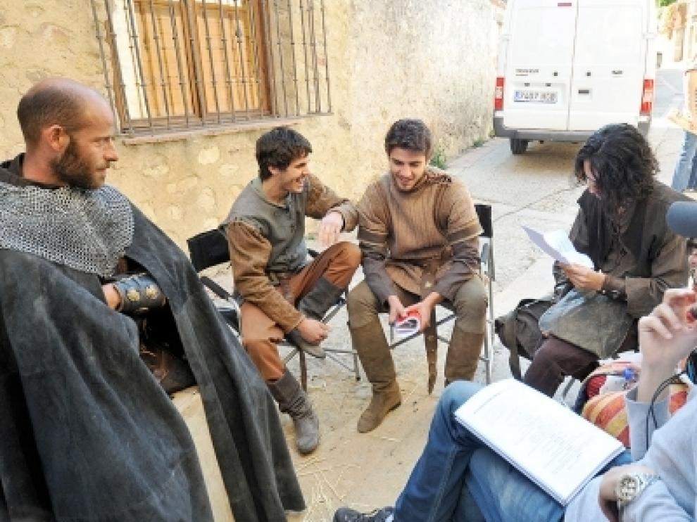 Imagen del set de rodaje de la serie.