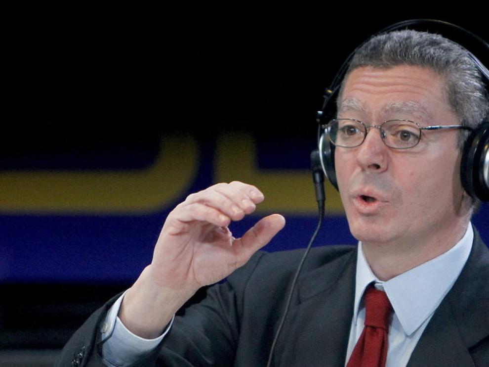 Gallardón en su intervención radiofónica