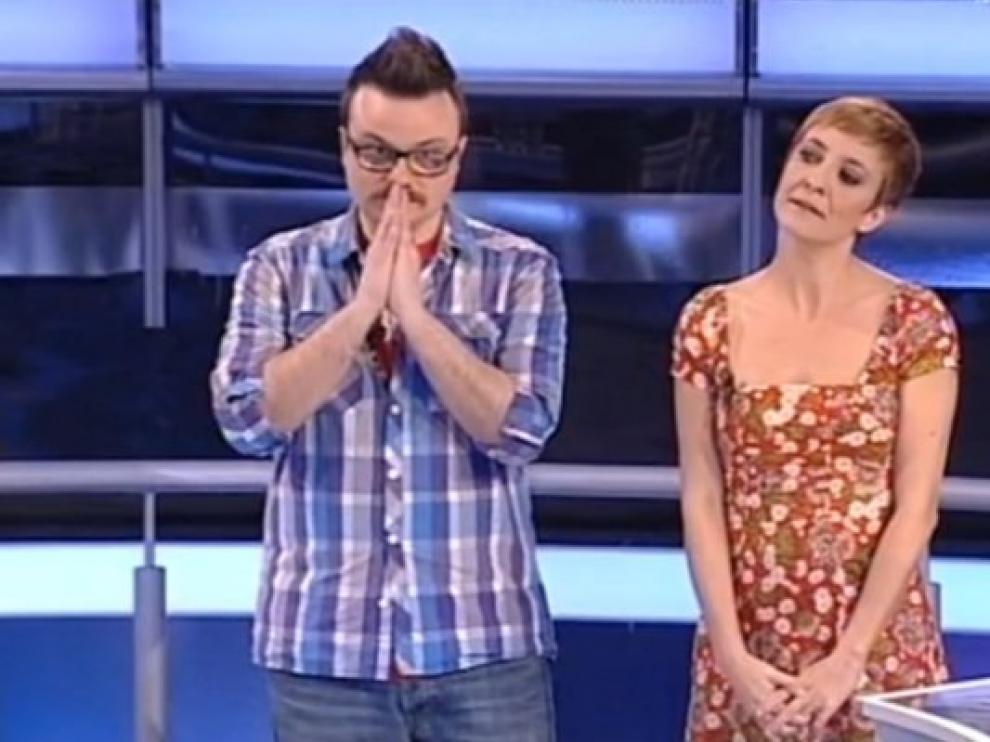 Ignacio y Eva Hache, en 'Atrapa un millón'