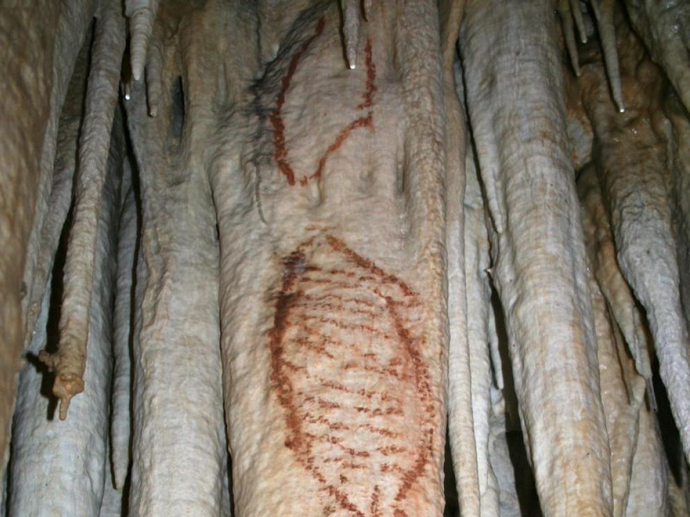 Las pinturas rupestres de esta cueva que representan a focas