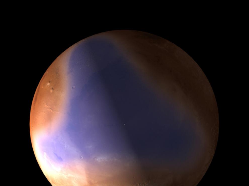 Imagen captada por la Mars Express