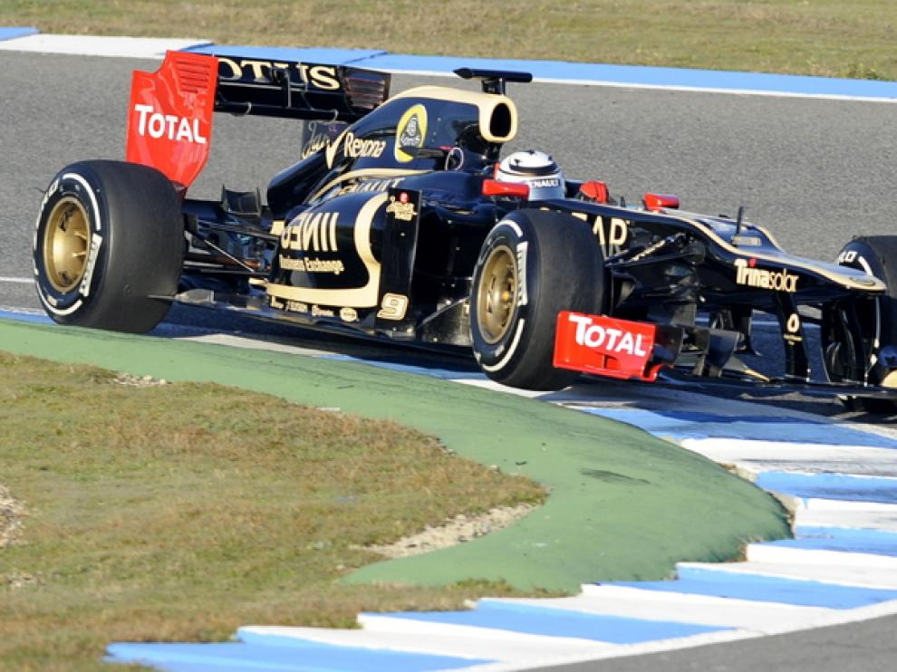 Kimi Raikkonen, en el circuito de Jerez