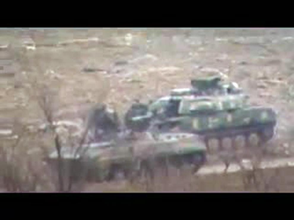 Tanques del ejército sirio