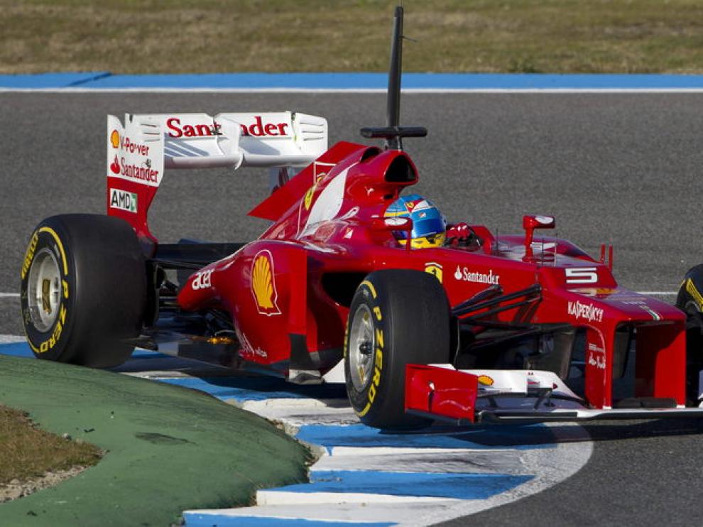 Alonso, en Jerez