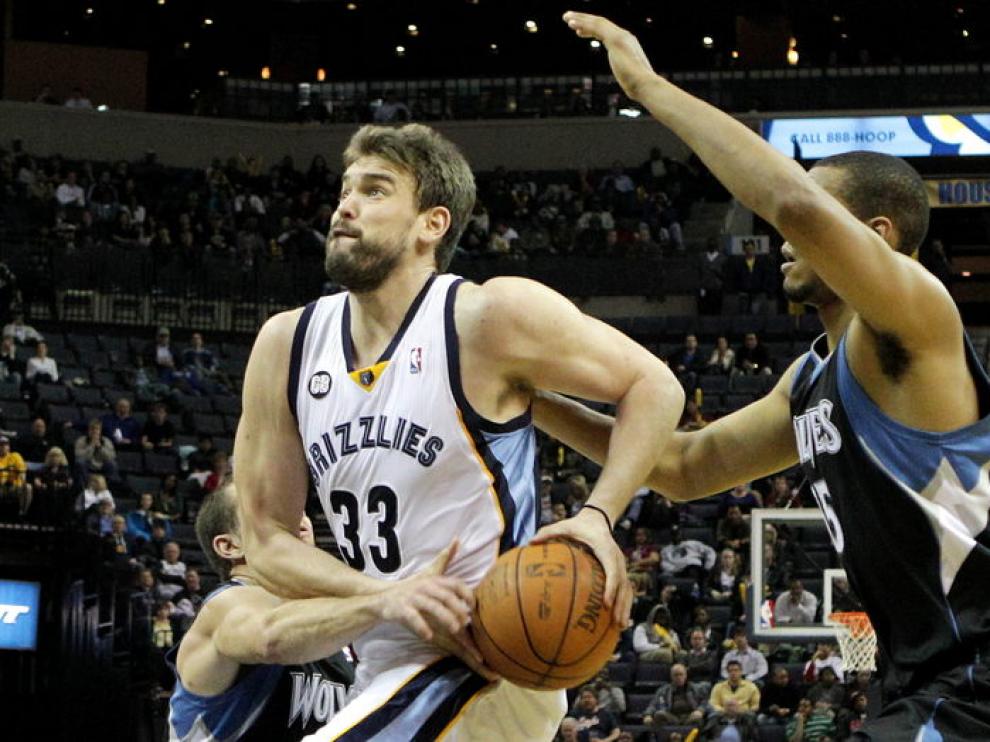 Marc Gasol entra a canasta