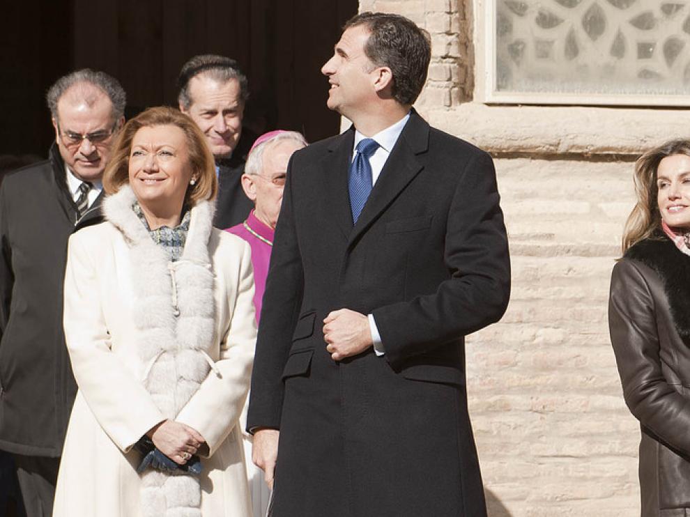 Visita de los Príncipes a la catedral de Tarazona