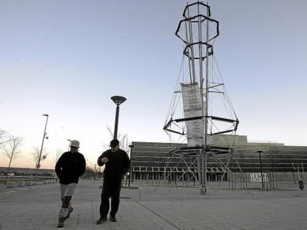 El programa se puede ver en la estructura ubicada en la explanada del Palacio de Congresos.