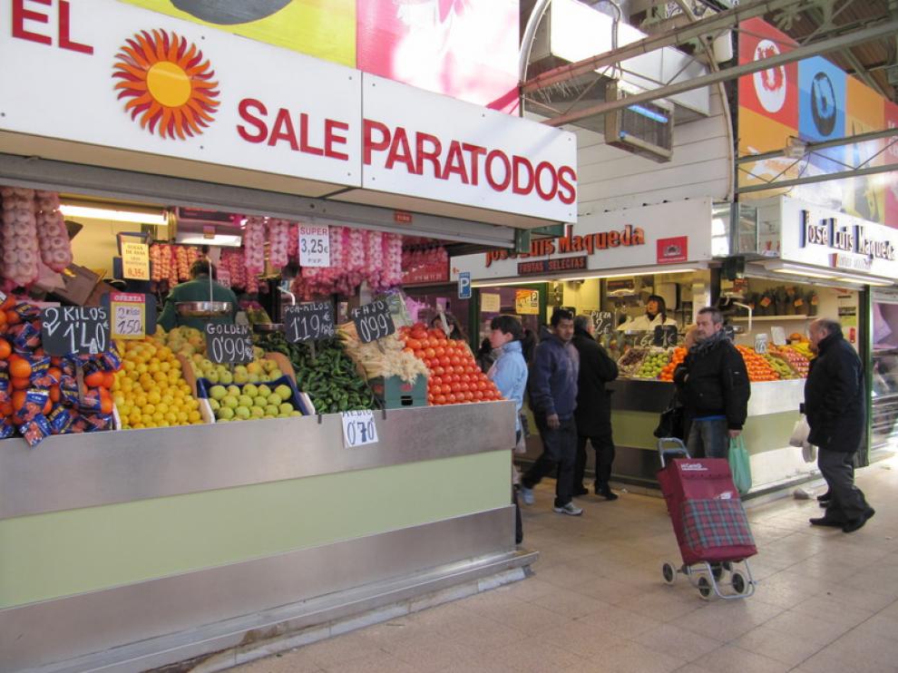 Fruterías del Mercado Central de Zaragoza
