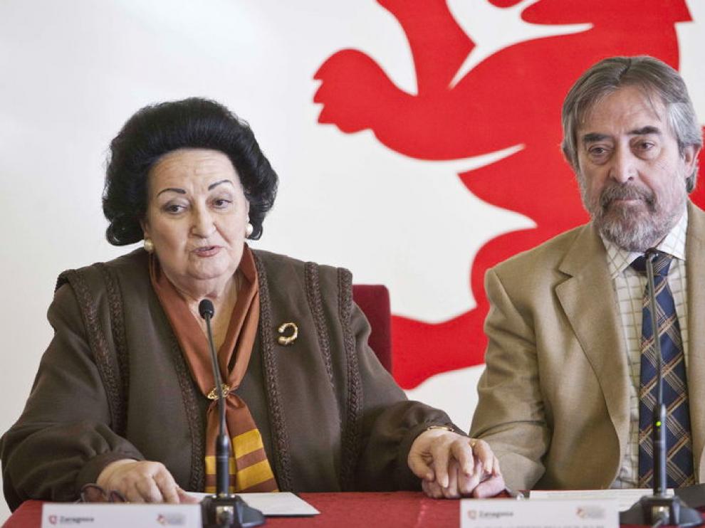 Montserrat Caballé y Juan Allberto Belloch
