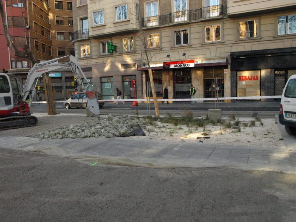 Las obras comenzaron ayer lunes