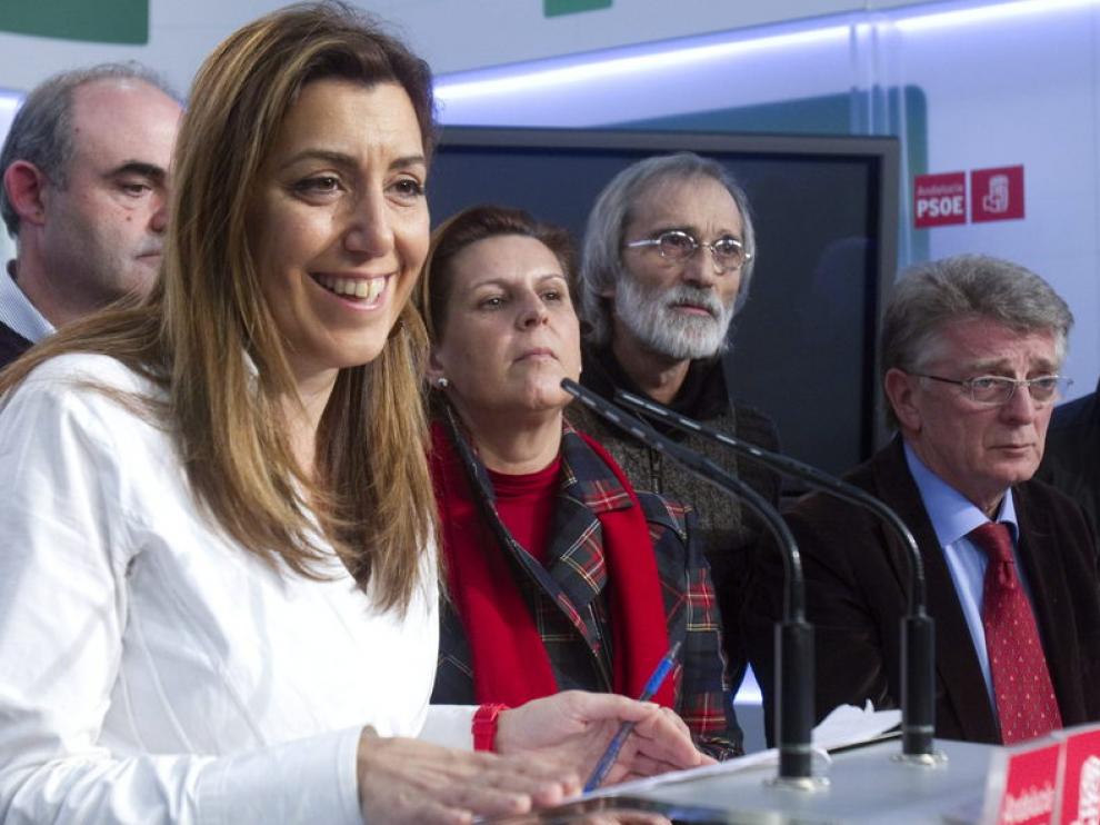 La secretaría de organización del PSOE en Anadalucía, Susana Díaz,