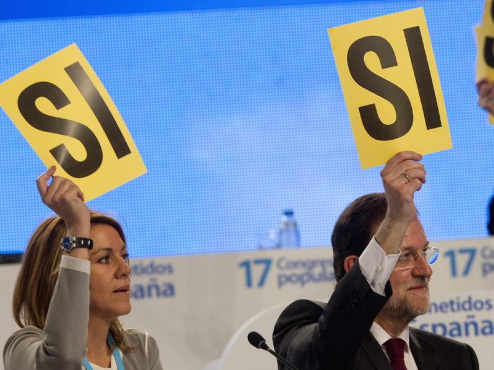 Mariano Rajoy y María Dolores de Cospedal