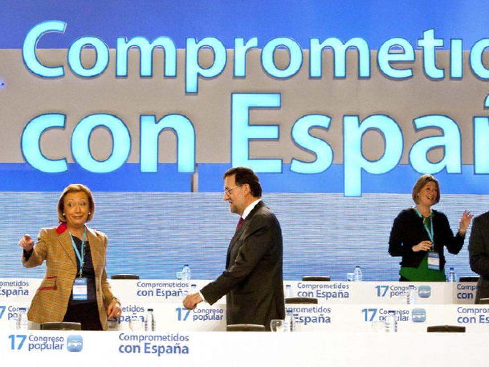 Rajoy llega al congreso del PP