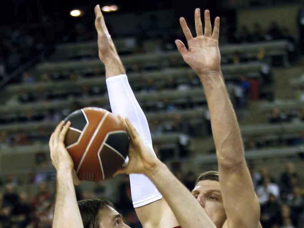 Imagen del partido que el FC Barcelona Regal ha disputado ante el Caja Laboral.