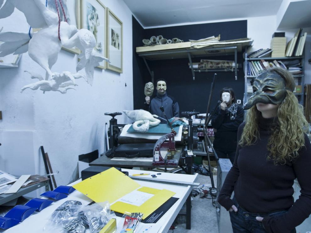 Taller de La Colmena, en la calle de San Lorenzo