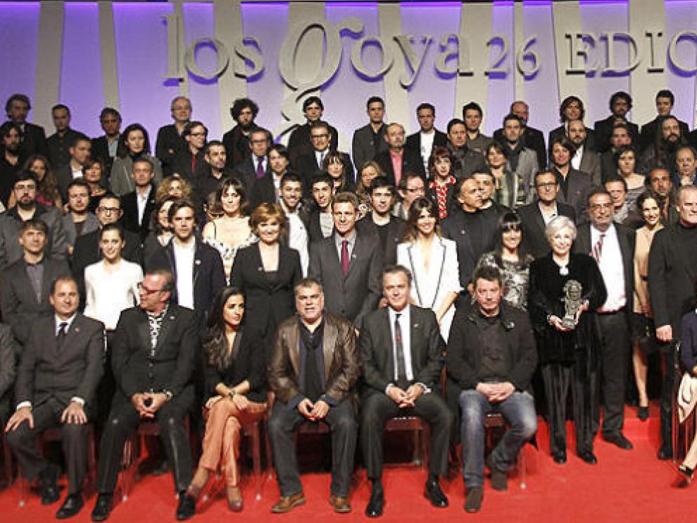 Imagen de los nominados a los Premios Goya de este año.