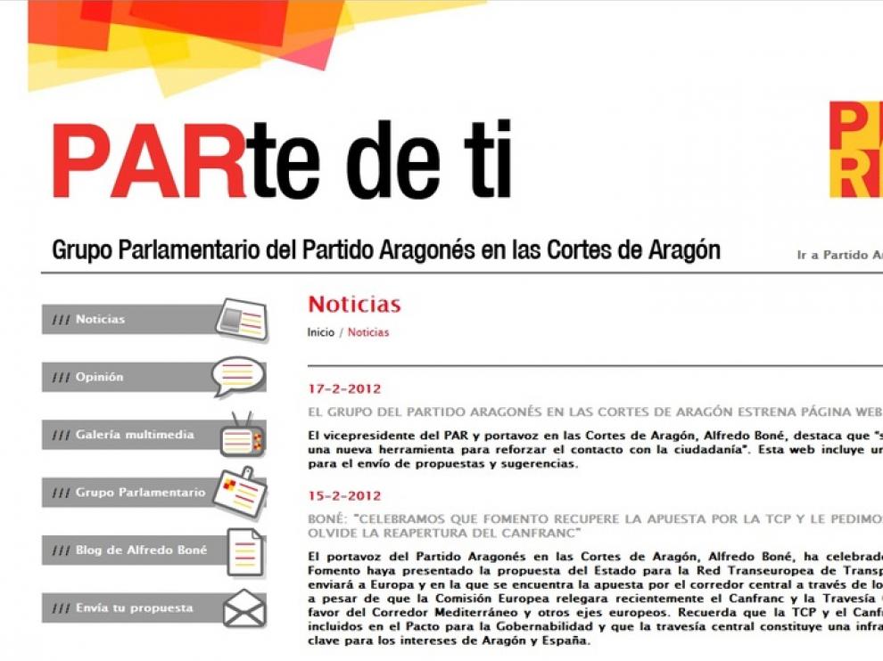Aspecto del nuevo portal digital