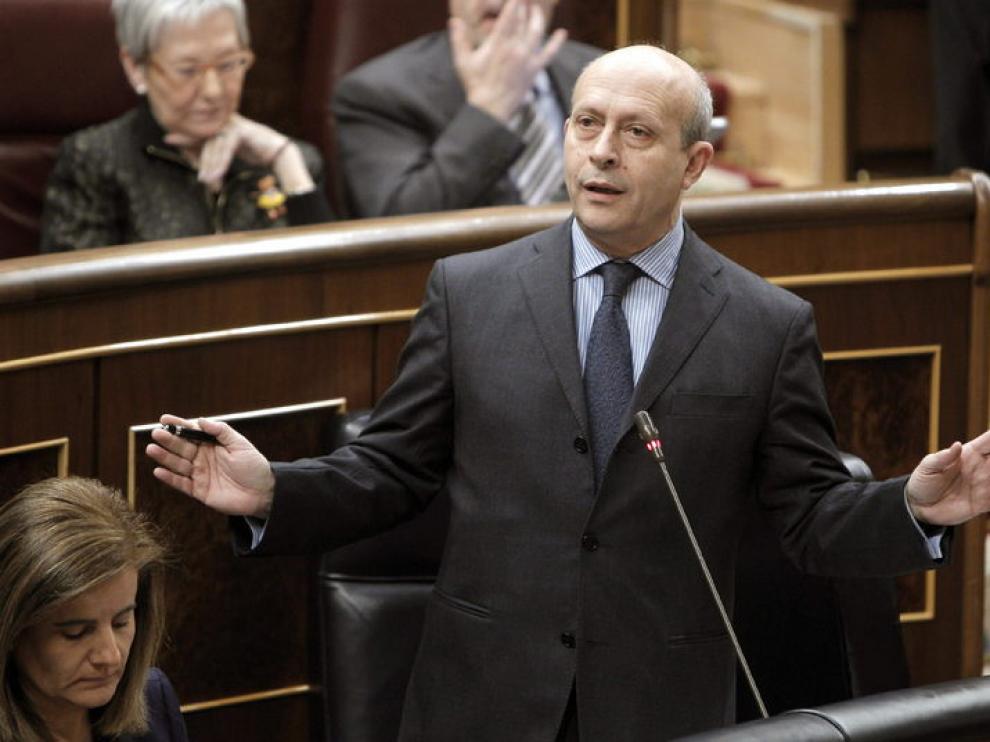 Iamgen de archivo del ministro de Educación, Cultura y Deporte, José Ignacio Wert.