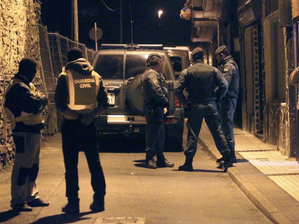 Operación policial en Andoain