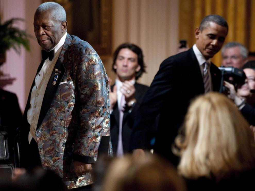 BB King y Barack Obama