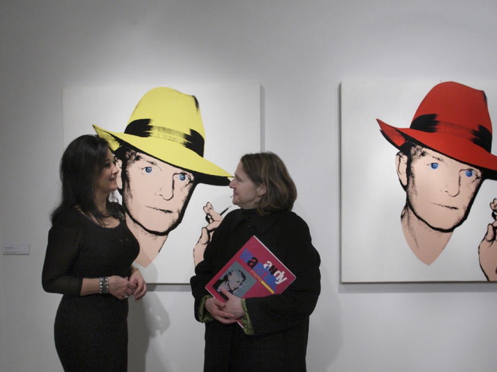 Estrella de Diego en la exposición 'Andy Warhol. Portraits'.