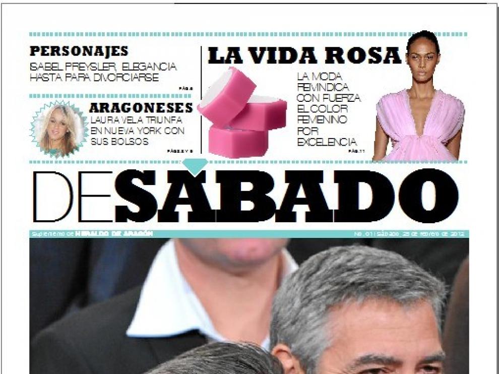 Portada del primer número de 'De Sábado'