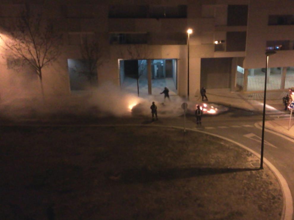 Imagen del fuego en Rosales del Canal