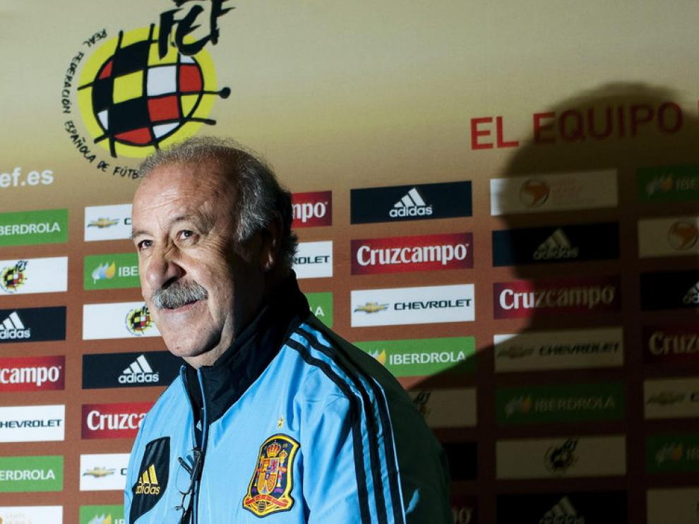 Vicente del Bosque, en rueda de prensa
