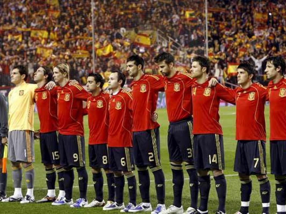 Imagen de la Selección Española que se enfrentará, este miércoles, a Venezuela.