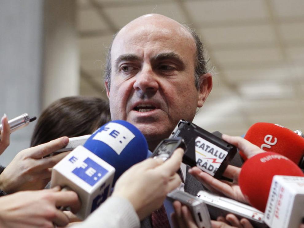 El ministro de Economía, Luis de Guindos