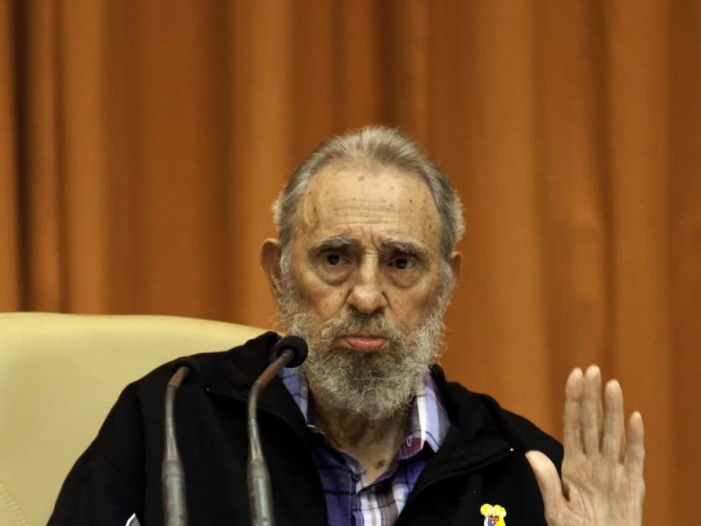 Castro durante la reunión