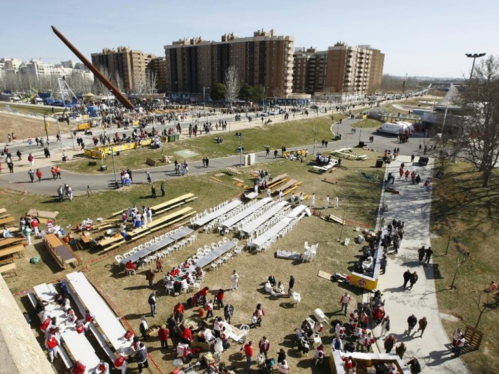 Cincomarzada 2012, en el parque de Oriente