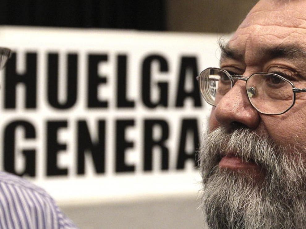 Cándido Méndez, en la convocatoria de la huelga general