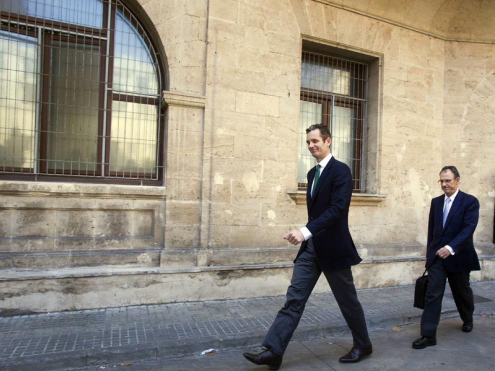 Urdangarin y su abogado, Mario Pascual Vives