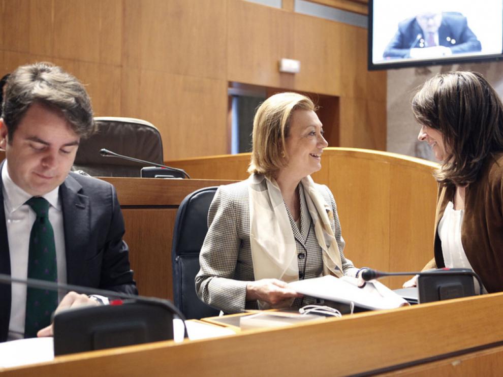 La presidenta Rudi en las Cortes