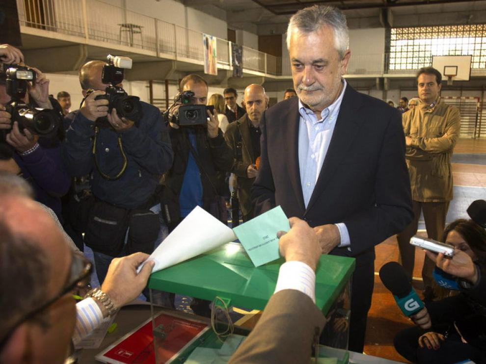José Antonio Griñán, presidente de Andalucía