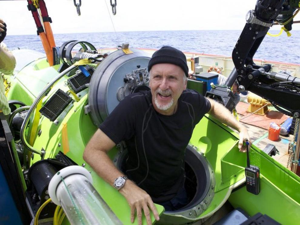 magen facilitada por Natinal Geographic del director de cine estadounidense y explorador para la Natinal Geographic, James Cameron