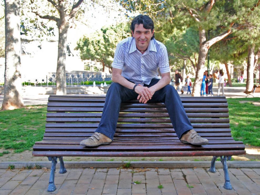 Bernal, en la plaza de los Sitios de Zaragoza