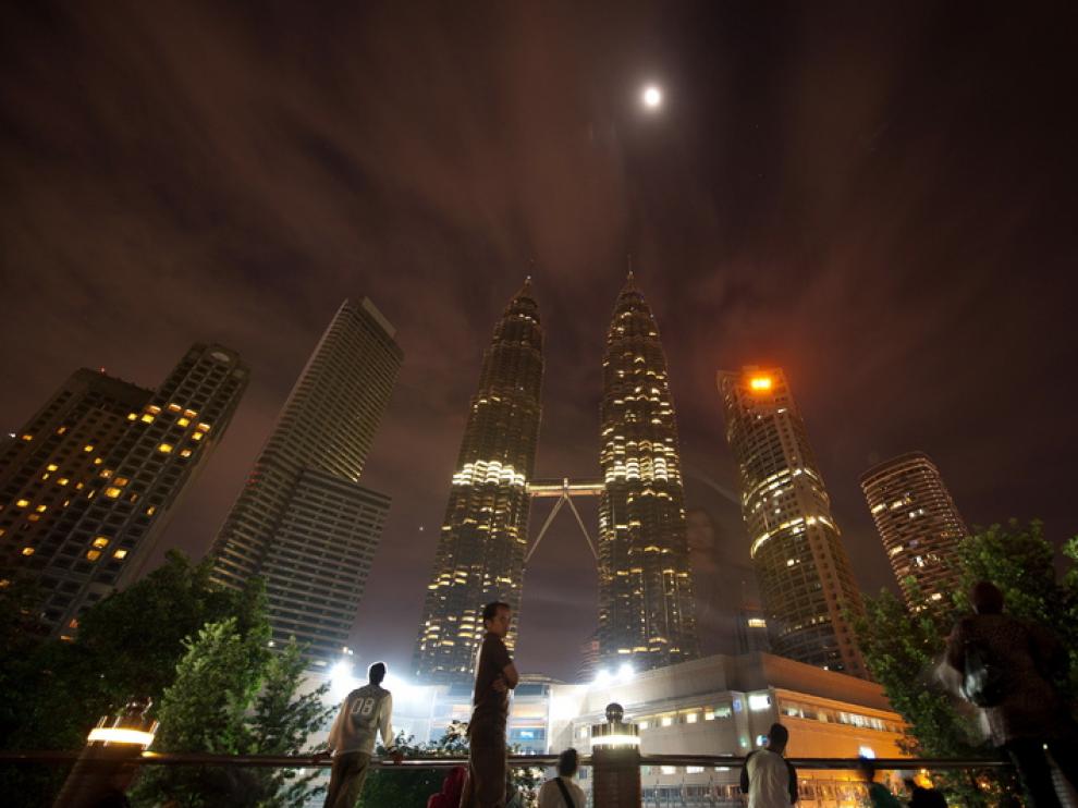 Imagen de las Torres Petronas en Malasia.