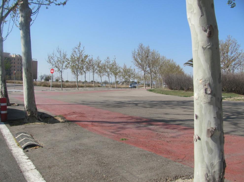 Sima en el barrio de Miralbueno