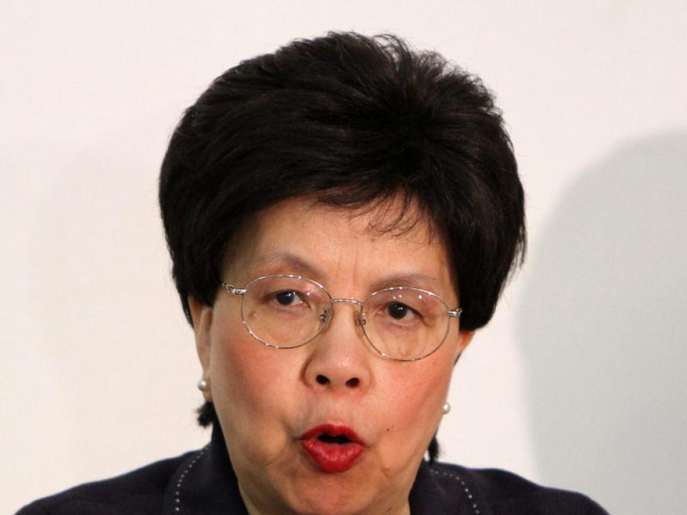 La directora general de la OMS, Margaret Chan
