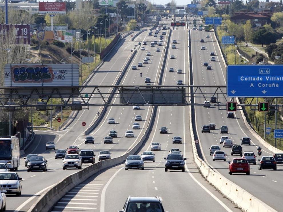 Uno de los accesos a Madrid