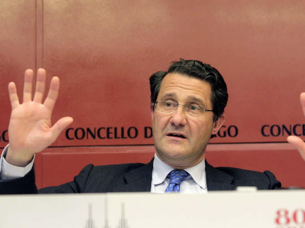 El alcalde de Santiago de Compostela, Gerardo Conde Roa.