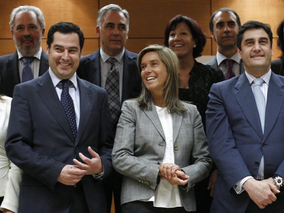 Ana Mato presidiendo el consejo territorial de dependencia