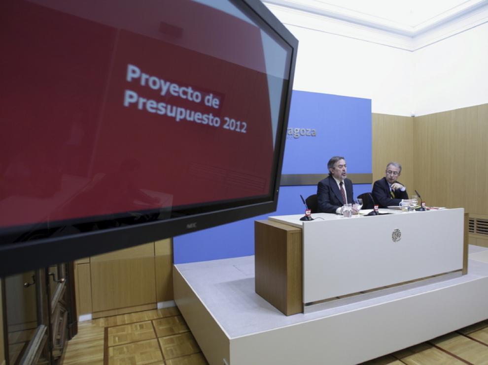 Belloch y Gimeno presentan los presupuestos