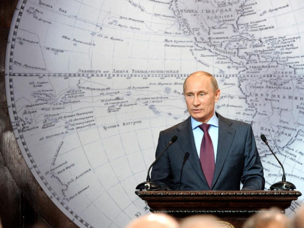 Putin, durante una conferencia