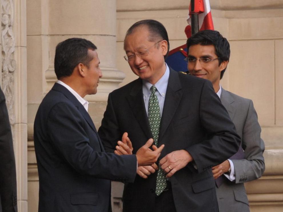 Jim Yong Kim en su reunión con Ollant