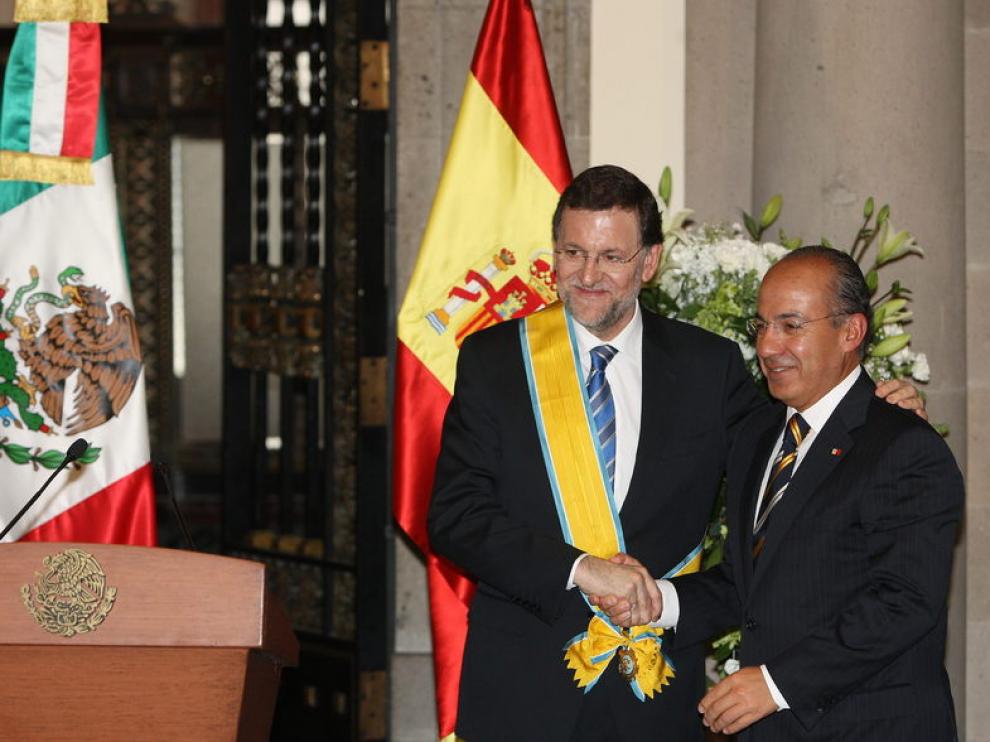 Rajoy en su visita a México